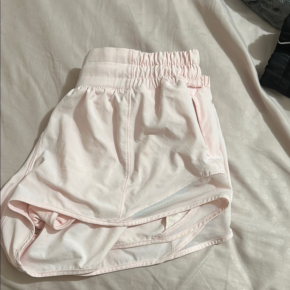 Lululemon Athletica Pink Athletic Shorts Lightweight Elastic Waist